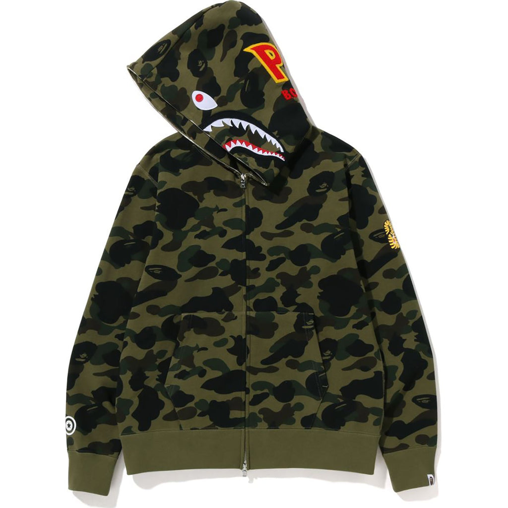 Bape shark camo hoodie